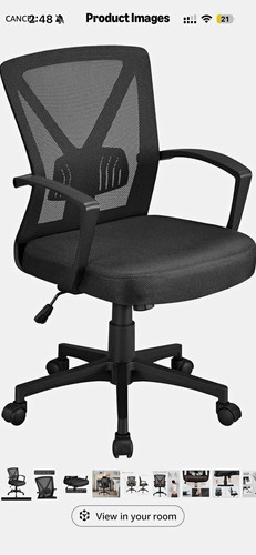 Black executive ergonomic - black,