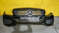 MERCEDES C CLASS W205 C350e HYBRID 14-18 COMPLETE FRONT BUMPER & RADAR BLACK 040