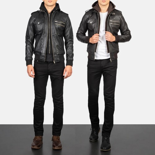 Bravado men hooded - hooded, leather