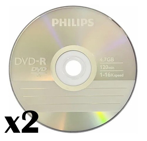 Phillips dvd 7gb 120min - phillips, 4.7gb