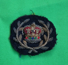Warrant Officer 2 red bullion crown and wreath badge 