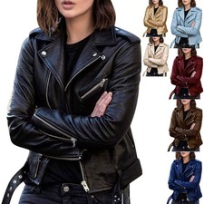 Women's Biker Jacket Slim