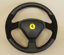 Ferrari 360 steering wheel Alcantara/leather any colour stitch trimming service