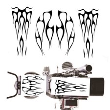 Motorcycle Flame Sticker for