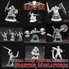 Fighter RPG Miniatures | Reaper Metal Player Character Minis Fighter Class