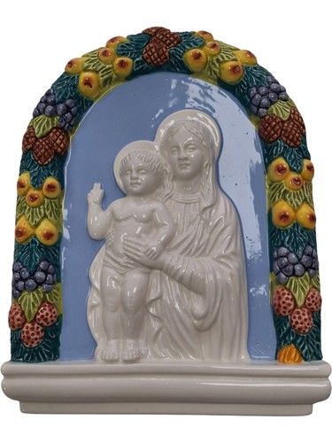 Religious ceramic plaque - religious,