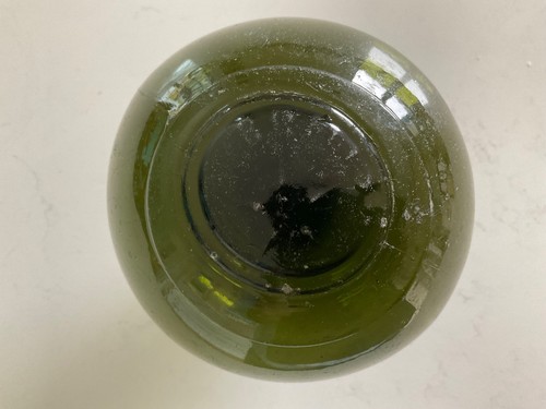 Vintage dark green - , glass