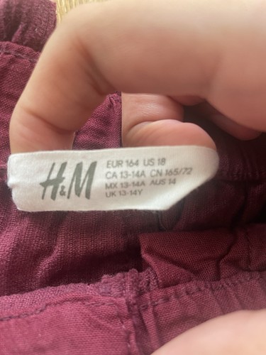 Girls burgundy corduroy - h&m,