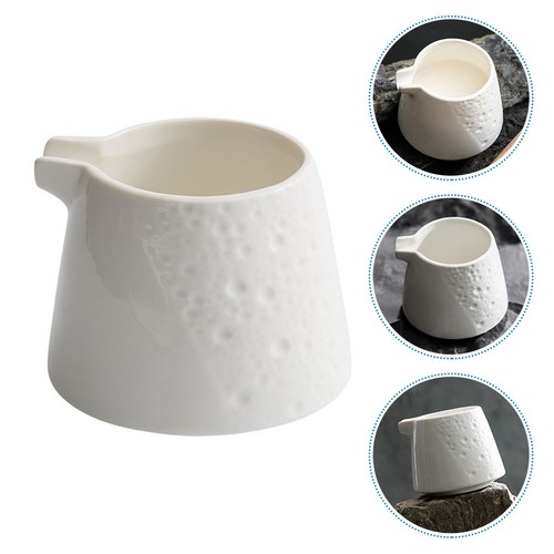 Reusable ceramic milk pitcher - reusable,