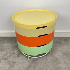 Ikea Coloured Stacking Storage Table by Richardson Brill & Williams 2014 Retro