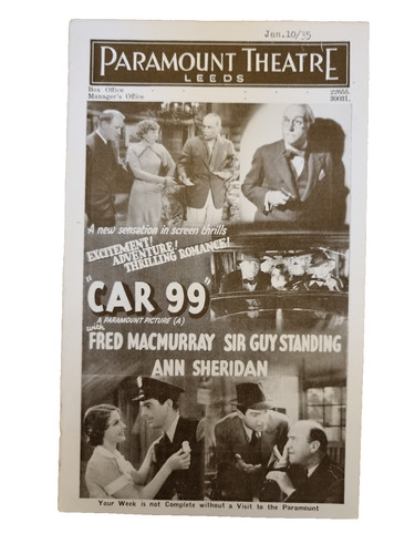 1935 cinema programme - cinema, 99