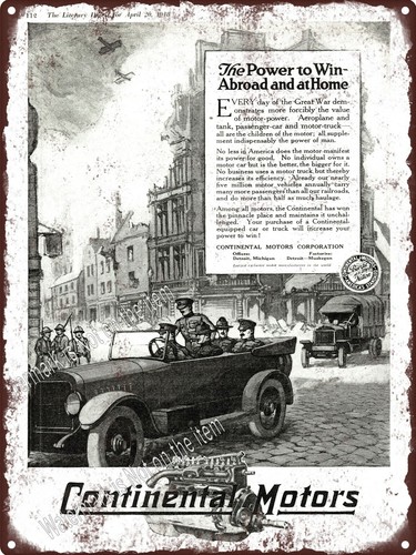 1918 continental motors ww1 - motors,