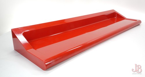 Vintage red plastic crayonne - plastic,