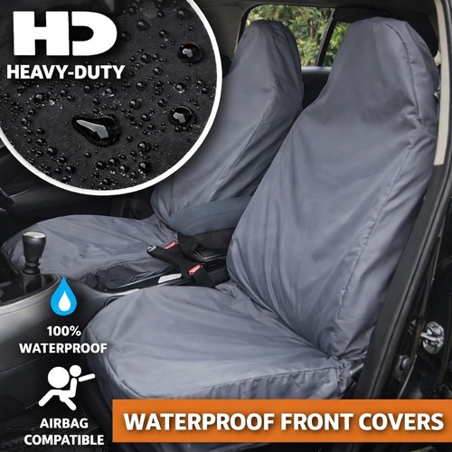 Front car seat covers - seat, grey