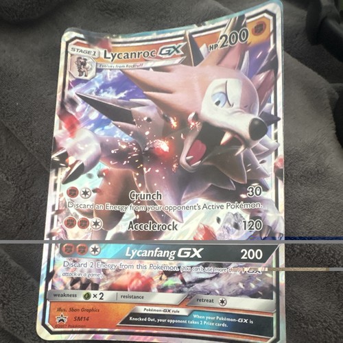 Pokémon tcg lycanroc sm14 - pokémon,