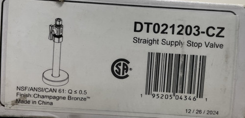 Delta dt021203 straight - dt021203-cz,