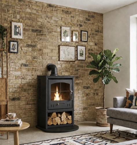 Hearth and bio ethanol stove - hearth,