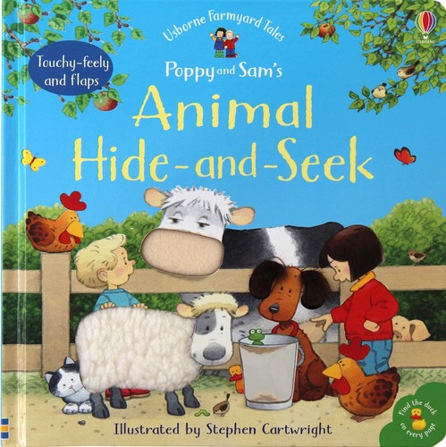 Animal hide and - hide, (farmyard