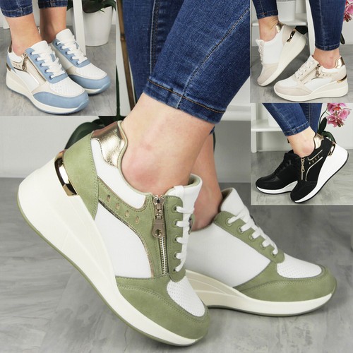 Wedge shoes trainers - wedge,