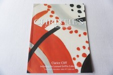 2003 Christies Clarice Cliff Art Deco Auction Catalogue Leonard Griffin