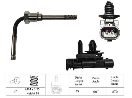 Post dpf exhaust - exhaust, temperature