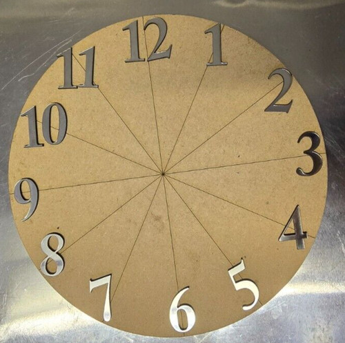 Clock face numbers 40mm - face,
