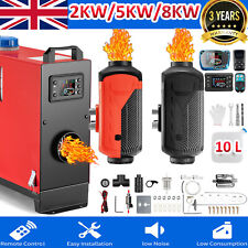 12V-24V Diesel Air Heater 5KW 8KW LCD Quiet Caravan Camper Van RV Night Parking