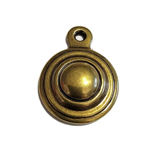 Brass bed bolt cover - bed, antique