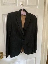 Ladies Black Pin Stripped Suit