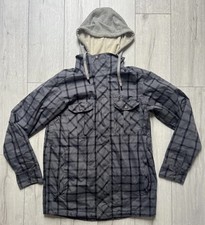 Vintage Nike SB 6.0 Snowboard Jacket • Size M Medium black | grey check