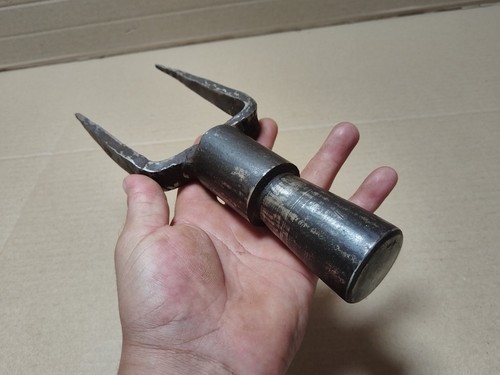 Vintage antique hand - hand, forged
