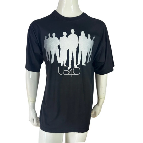 Black ub40 world tour tshirt - black,
