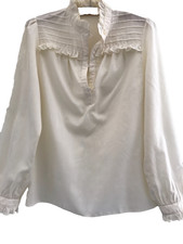 Vintage Beate Cream Frill