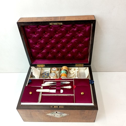 Antique victorian sewing box - antique,