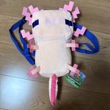 Minecraft Axolotl Plush Backpack Japan import NEW FuRyu