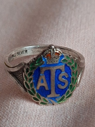 Ww2 sterling silver and enamel - sterling,