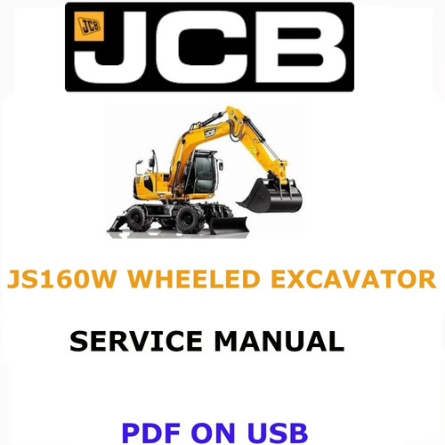 Jcb js160w wheeled - wheeled, excavator