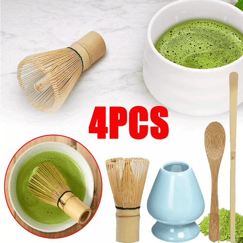 Bamboo matcha whisk set chasen - bamboo,