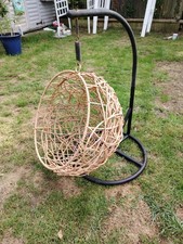 Wicker Cat Swinging Chair Rattan Used Pet Bed