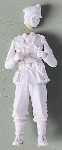 German officer resin figure - ,