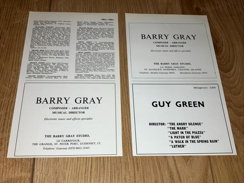 Barry gray rare original - barry,
