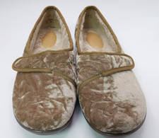 Hotter Thyme Crushed Velvet Comfort Concept Slippers UK 5