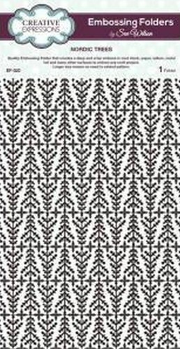 Nordic trees large embossing - trees,