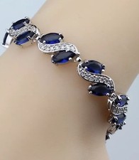 Blue Lab created Sapphire Oval