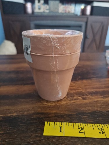 Clay pots 2pc - pots, 3.5