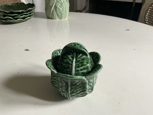 Cabbage sugar bowl with lid - bowl,