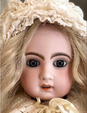 Antique french jumeau open - antique,