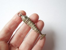 Antique Silver Fish Pendant