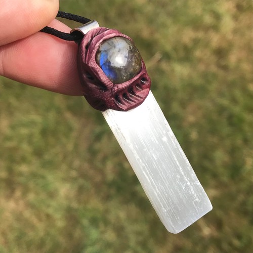 Selenite labradorite - &,