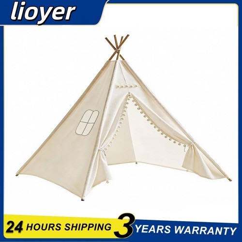 Large canvas kids teepee star - canvas,